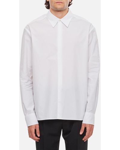 Lanvin Tunic Cotton Shirt - White