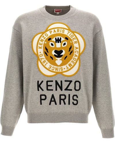 KENZO Tiger Academy Sweater - Gray
