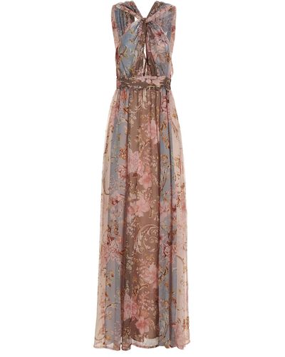 Liu Jo Floral Printed Dress - Natural
