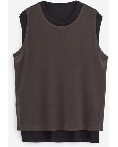 Our Legacy Reservible Tank Tank Top - Brown