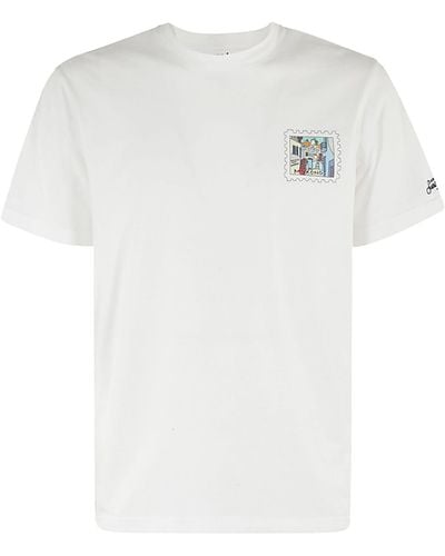 Mc2 Saint Barth Cotton Classic T Shirt - White