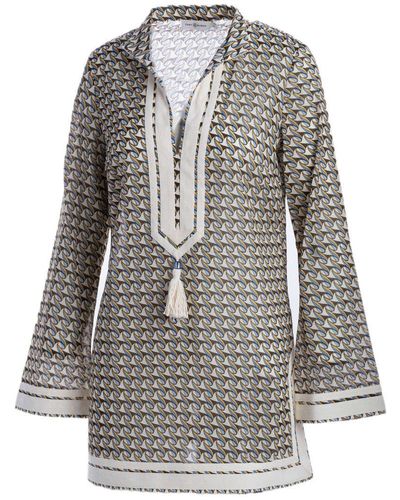 Tory Burch Cotton Printed Tory Tunic - Multicolour
