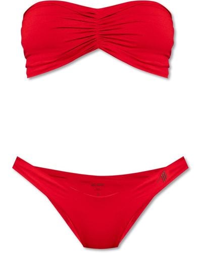 The Attico Classic Logo Bikini Set - Red