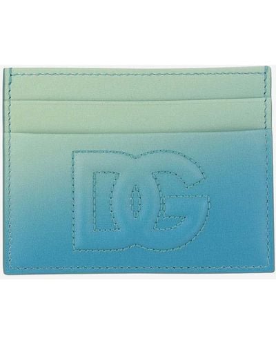 Dolce & Gabbana Dg Logo Card Holder - Blue