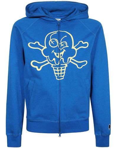 ICECREAM Full Zip Hoodie - Blue