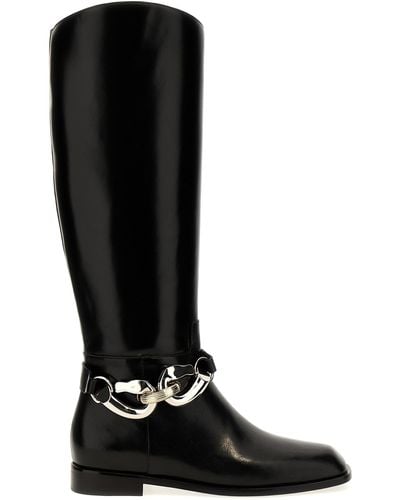 Tory Burch Jessa Riding Boot Boots, Ankle Boots - Black
