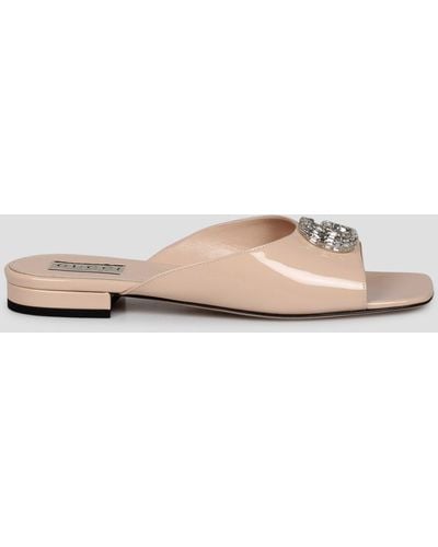 Gucci Double G Slide Sandal - Pink