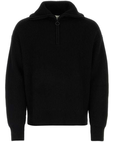 Studio Nicholson Wool Sweater - Black