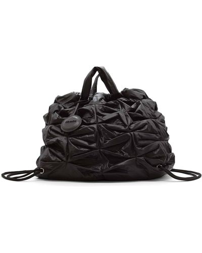 Vic Matié Large Nylon Handbag - Black