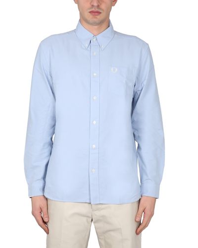Fred Perry Oxford Shirt - Blue
