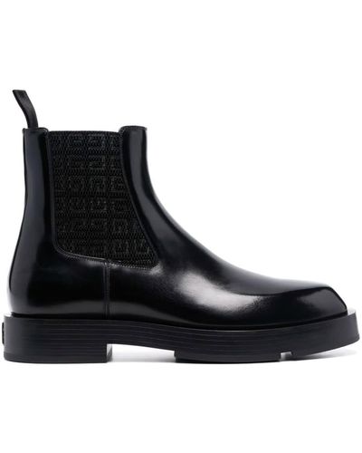 Givenchy Squared Chelsea Low Ankle Boot - Black