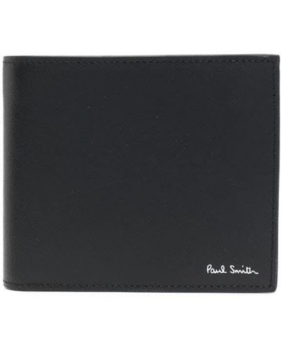 Paul Smith Printed Bifold Wallet - Black