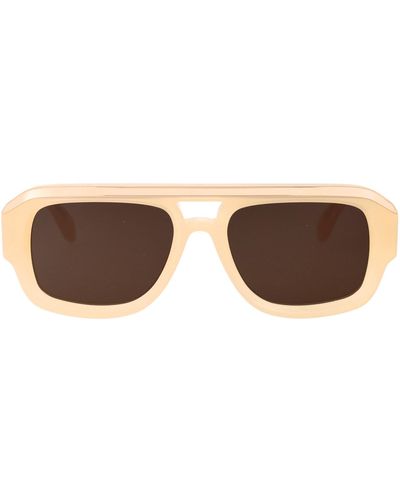 Palm Angels Stockton Sunglasses - Brown