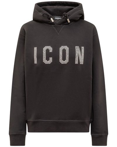 DSquared² Icon Collection Cool Icon Sweatshirt - Black