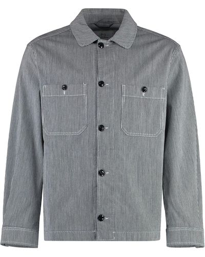 Woolrich Cotton Overshirt - Grey