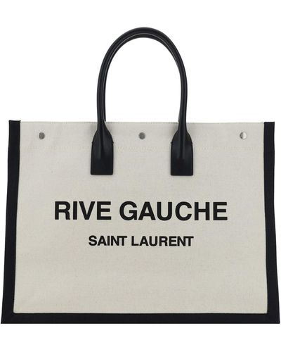 Saint Laurent Rive Gauche Handbag - White