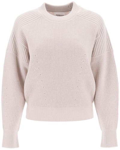 Isabel Marant 'blow' Merino Wool Sweater - Pink
