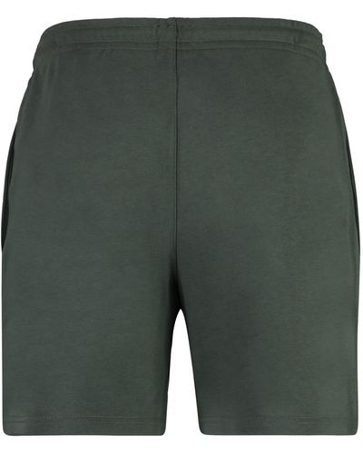 K-Way Cotton Bermuda Shorts - Green