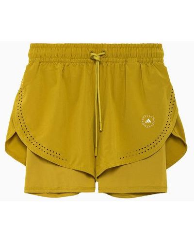 adidas By Stella McCartney 2in1 Shorts - Yellow