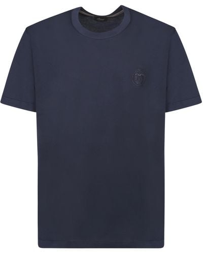 Brioni Golf Logo T-Shirt - Blue