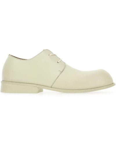 Marsèll Cream Leather Muso Lace-Up Shoes - White