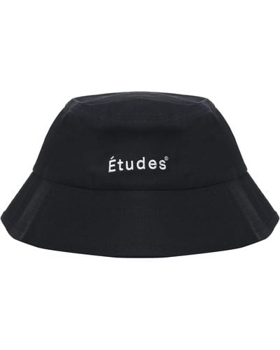 Etudes Studio Bucket Hat With Logo - Black