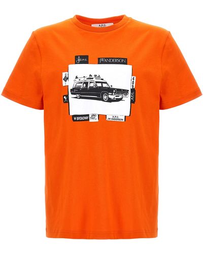 A.P.C. X Jw Anderson T-shirt - Orange