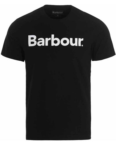 Barbour Logo Tee T-shirt - Black