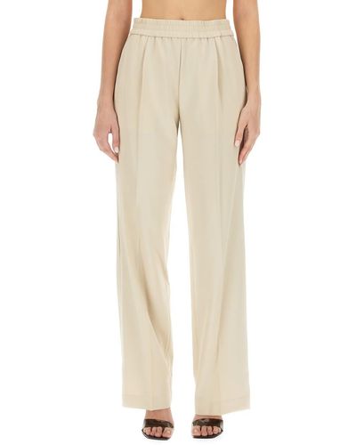 Helmut Lang Wide Leg Trousers - Natural