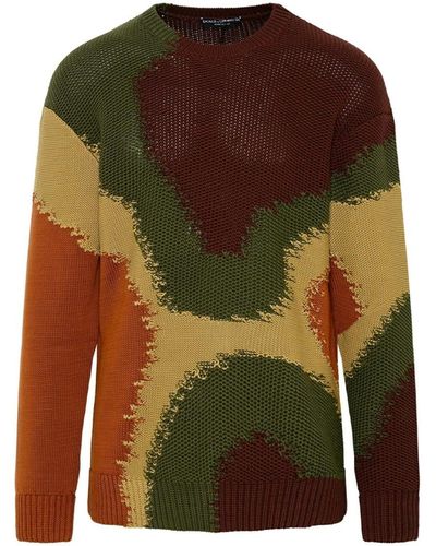 Dolce & Gabbana Cotton Sweater - Green