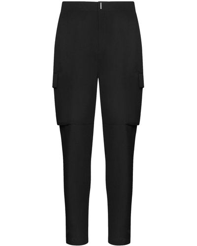 Givenchy Cargo Wool Pants - Black
