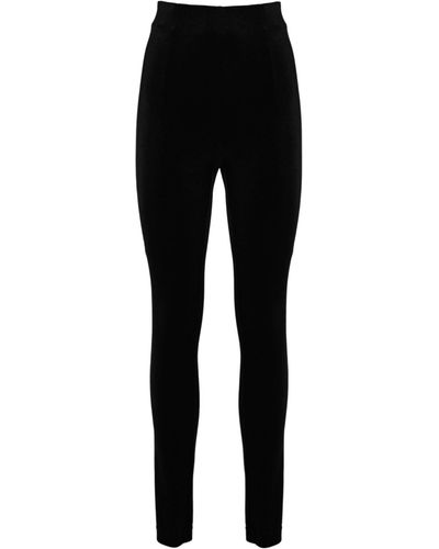Philosophy Di Lorenzo Serafini Skinny Velvet Trousers - Black