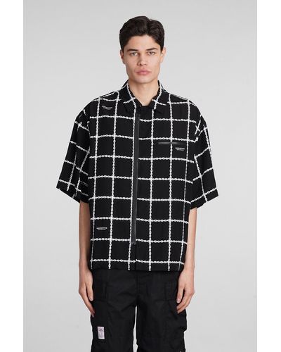 Undercover Shirt In Black Rayon