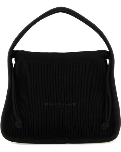 Alexander Wang Black Fabric Small Ryan Handbag
