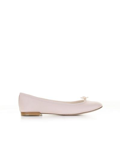 Repetto Light Leather Ballet Flat - White