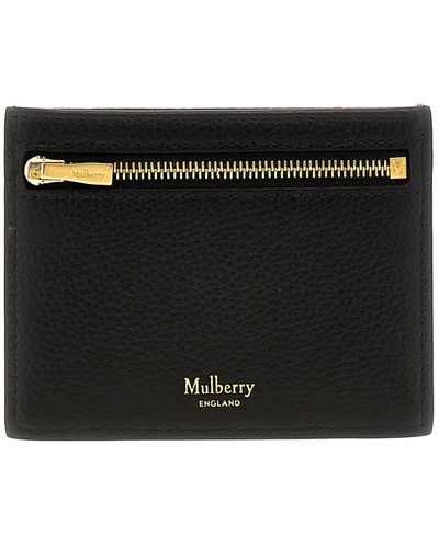 Mulberry Continental Wallets, Card Holders - Black