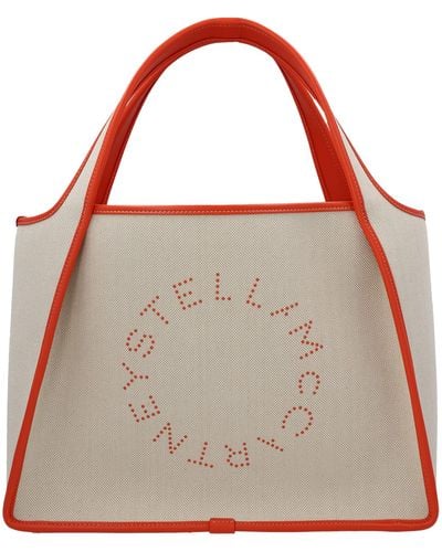 Stella McCartney 'stella Logo' Shopping Bag - Brown