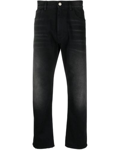 Marni Mid-rise Straight-leg Jeans - Black