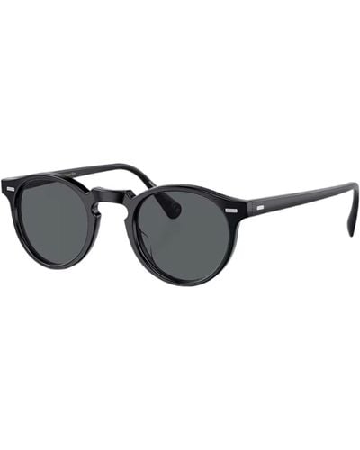 Oliver Peoples Gregory Peck Sun Sunglasses - Black