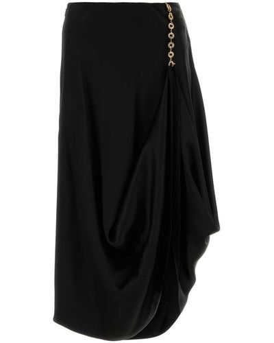 Loewe Silk Skirt - Black