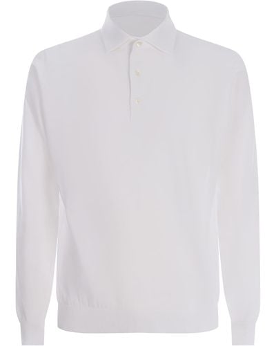 FILIPPO DE LAURENTIIS Polo Shirt Filippo De Laurentis Made Of Cotton - White