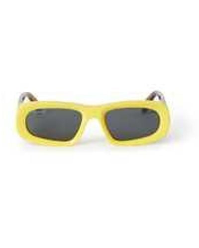 Off-White c/o Virgil Abloh Austin Sunglasses Yellow Dark Sunglasses