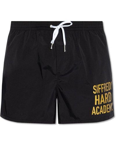 DSquared² Swimming Shorts With Logo - Black