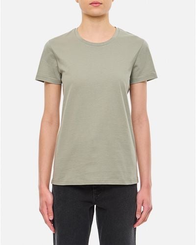 Moncler Ss Cotton T-Shirt - Grey