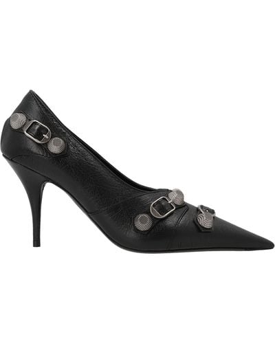 Balenciaga Cagole Court Shoes - Black