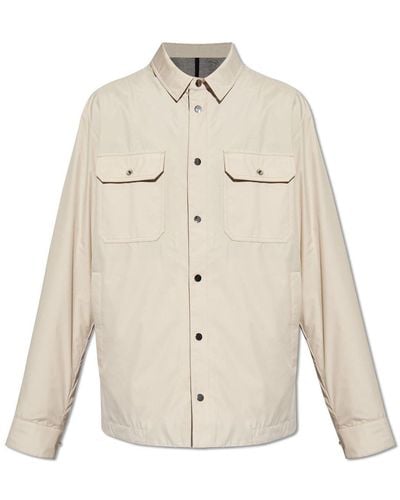 Moncler Piz Buttoned Jacket - Natural