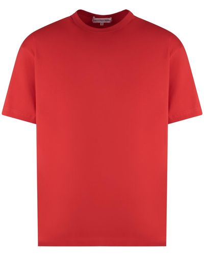 Comme des Garçons Logo-print Cotton T-shirt - Red