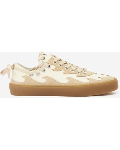 Bluemarble Wavy Applique Sneakers - Natural