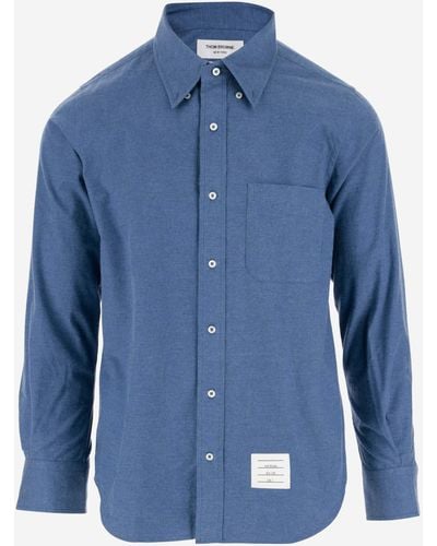 Thom Browne Shirts - Blue
