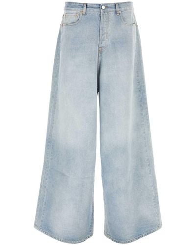Vetements Denim Wide-Leg Jeans - Blue